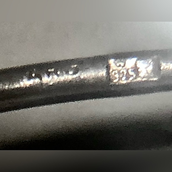 Antique Art Deco Sterling Silver Artisan Signed Collar Cuff Choker Drop Necklace - Picture 4 of 15